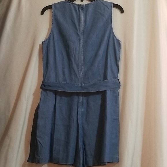 NWT MICHAEL Michael Kors Blue Chambray Rom… - Picture 4 of 8